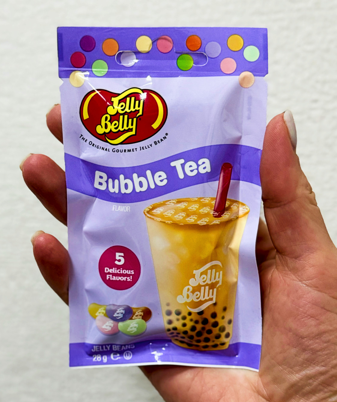  Драже жевательное "Jelly Belly" ассорти Bubble Tea 28 г.