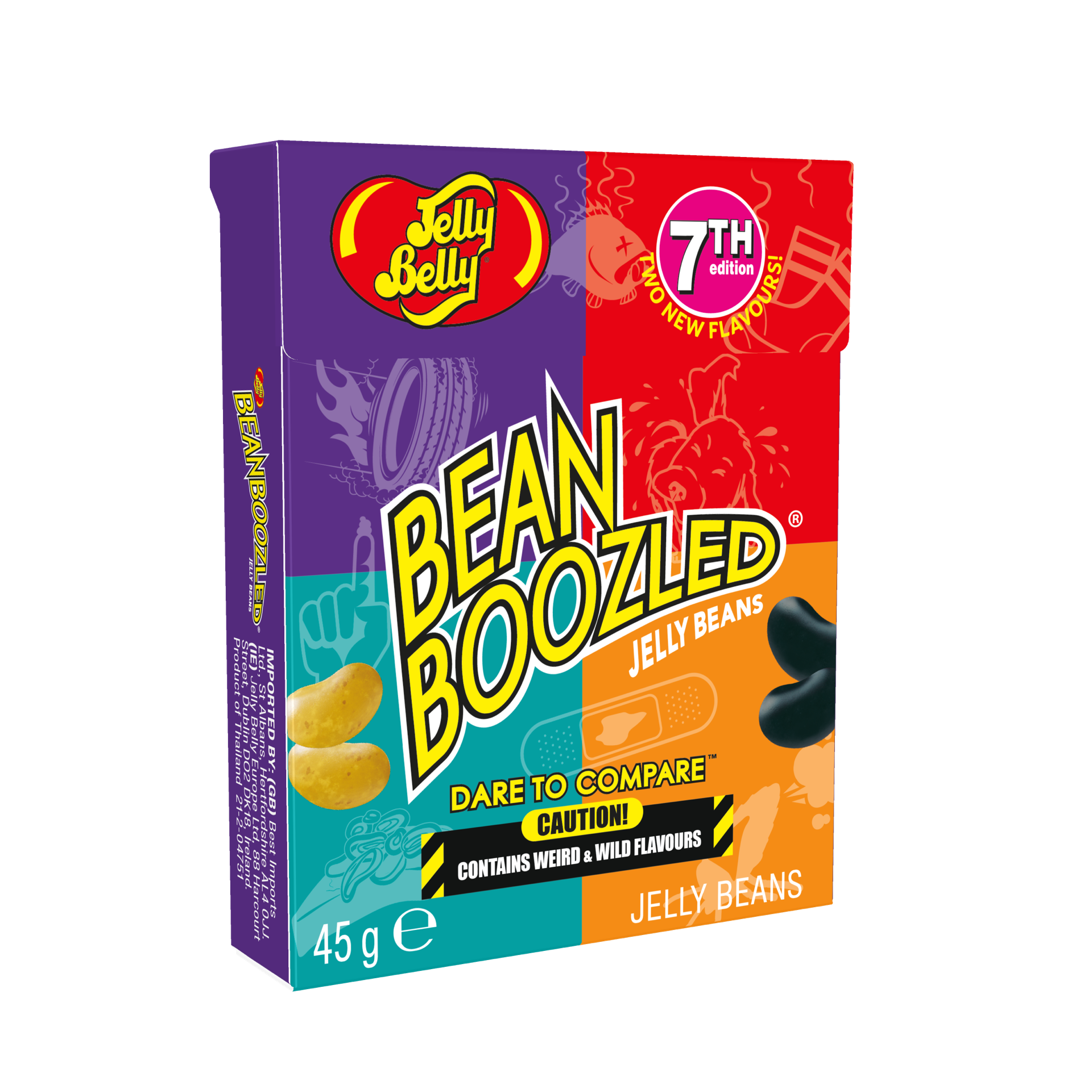 Драже жевательное "Jelly Belly" ассорти Bean Boozled 45г,7-я версия 