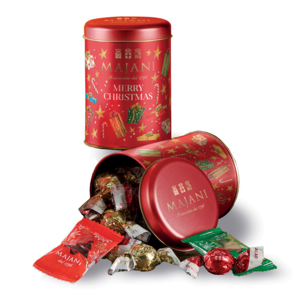 Конфеты шоколадные CHRISTMAS TIN ассорти 120 гр. жест. банка