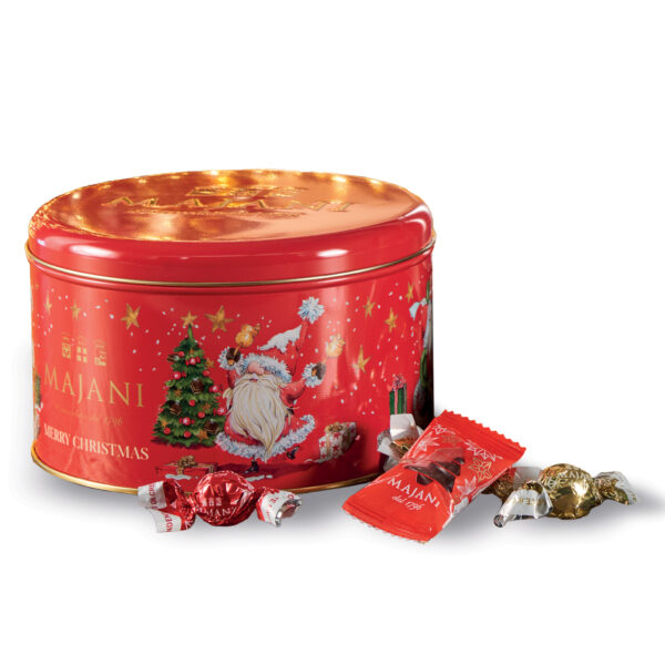 Конфеты шоколадные CHRISTMAS TIN ассорти 400 гр. жест.банка